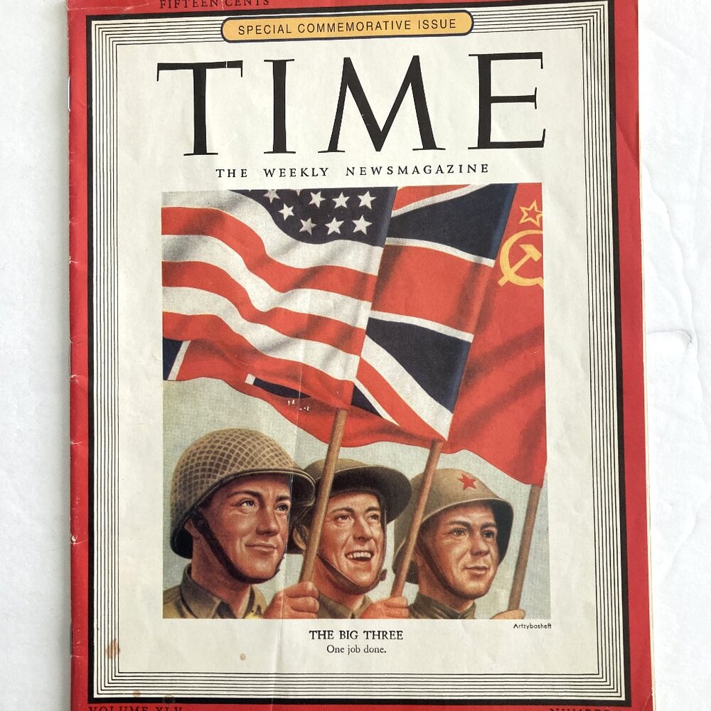Time Magazine 'The Big Three Special Commemorative Issue May 14, 1945